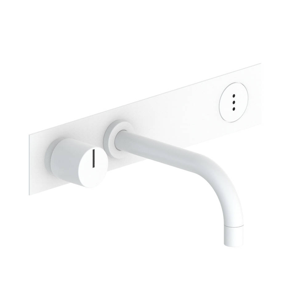 vola 4913 berührungsloser UP-Waschtischmischer, Ausladung:160mm, mit Temperatureinstellung, Batteriebetrieb, weiß matt-4913-28