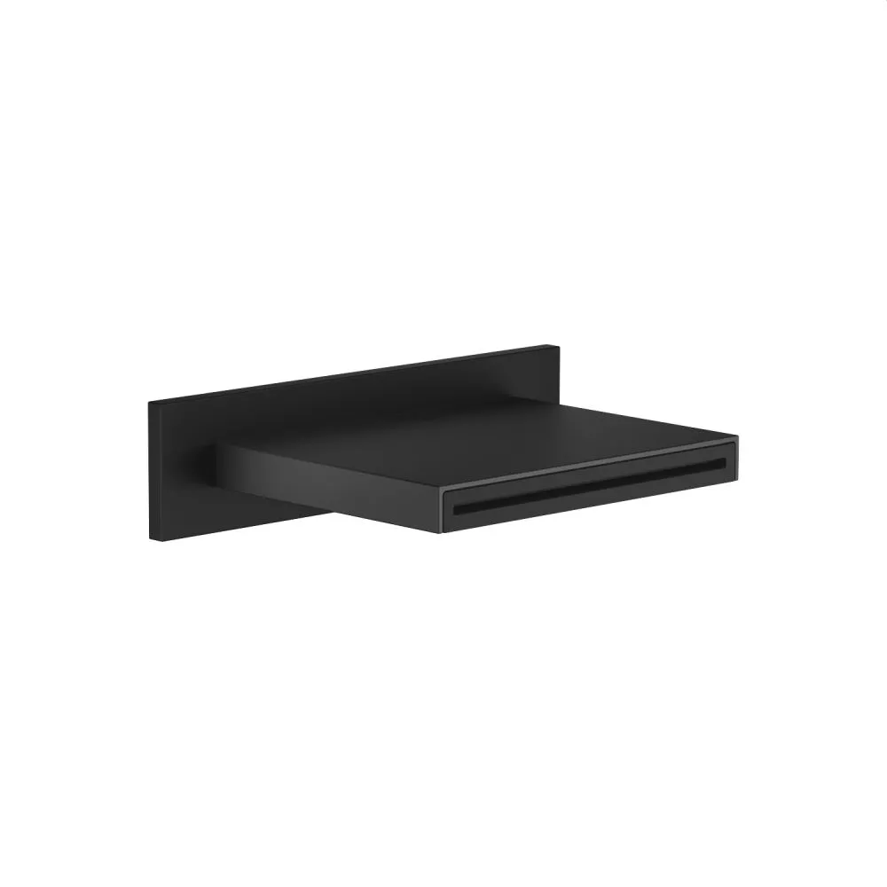 Dornbracht WATER SHEET Schwallauslauf für Wandmontage, schwarz matt-13415979-33