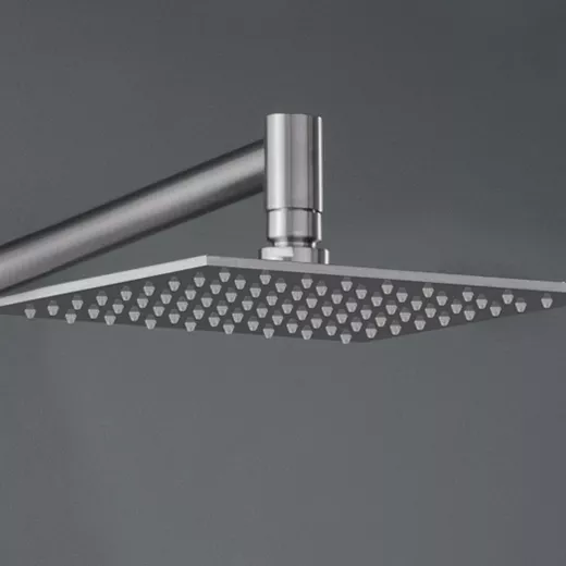 cea FRE 11 quadratische Kopfbrause, slim, 200x200mm, edelstahl satiniert-FRE11S