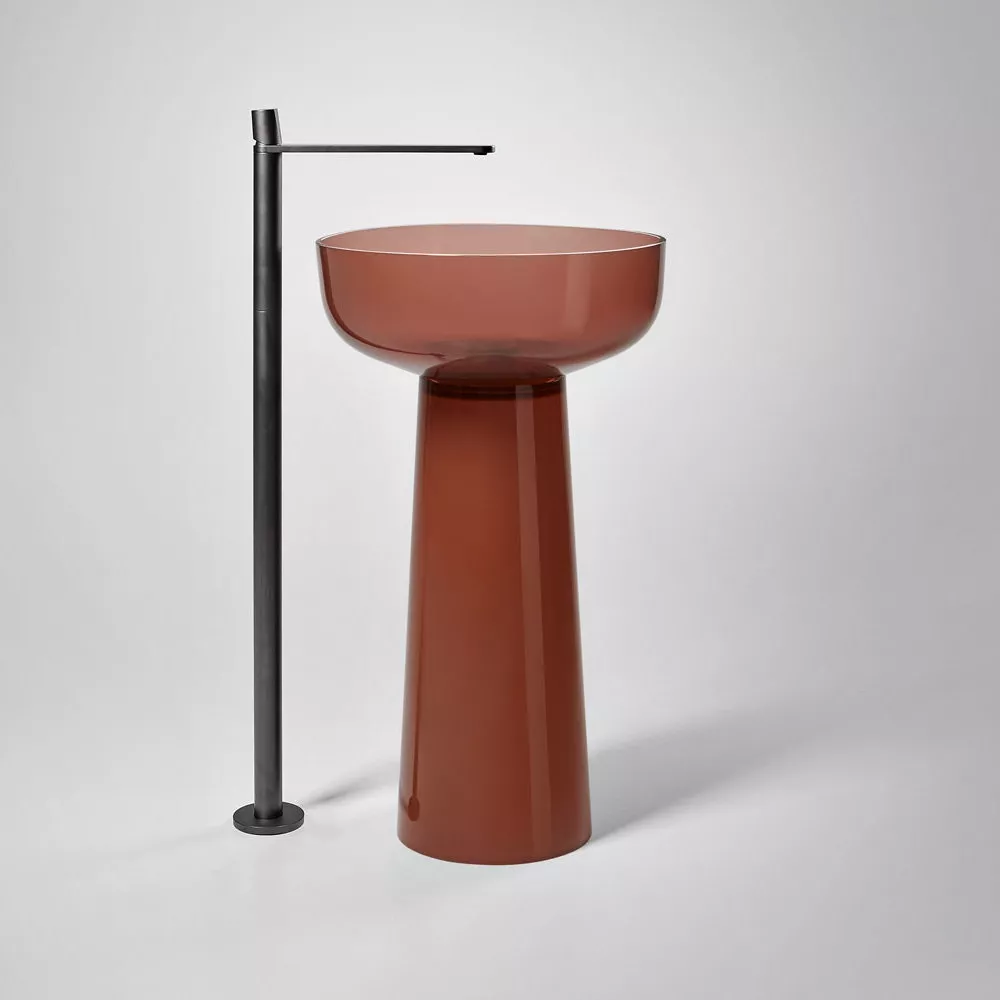 antoniolupi ALBUME Standsäule aus Cristalmood®, D:28cm, H:65,5cm, ginger-ALBUME20_GINGER