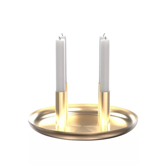 Frost Denmark LIVING Kerzenhalter 2006, gold gebürstet-N2006-BMG