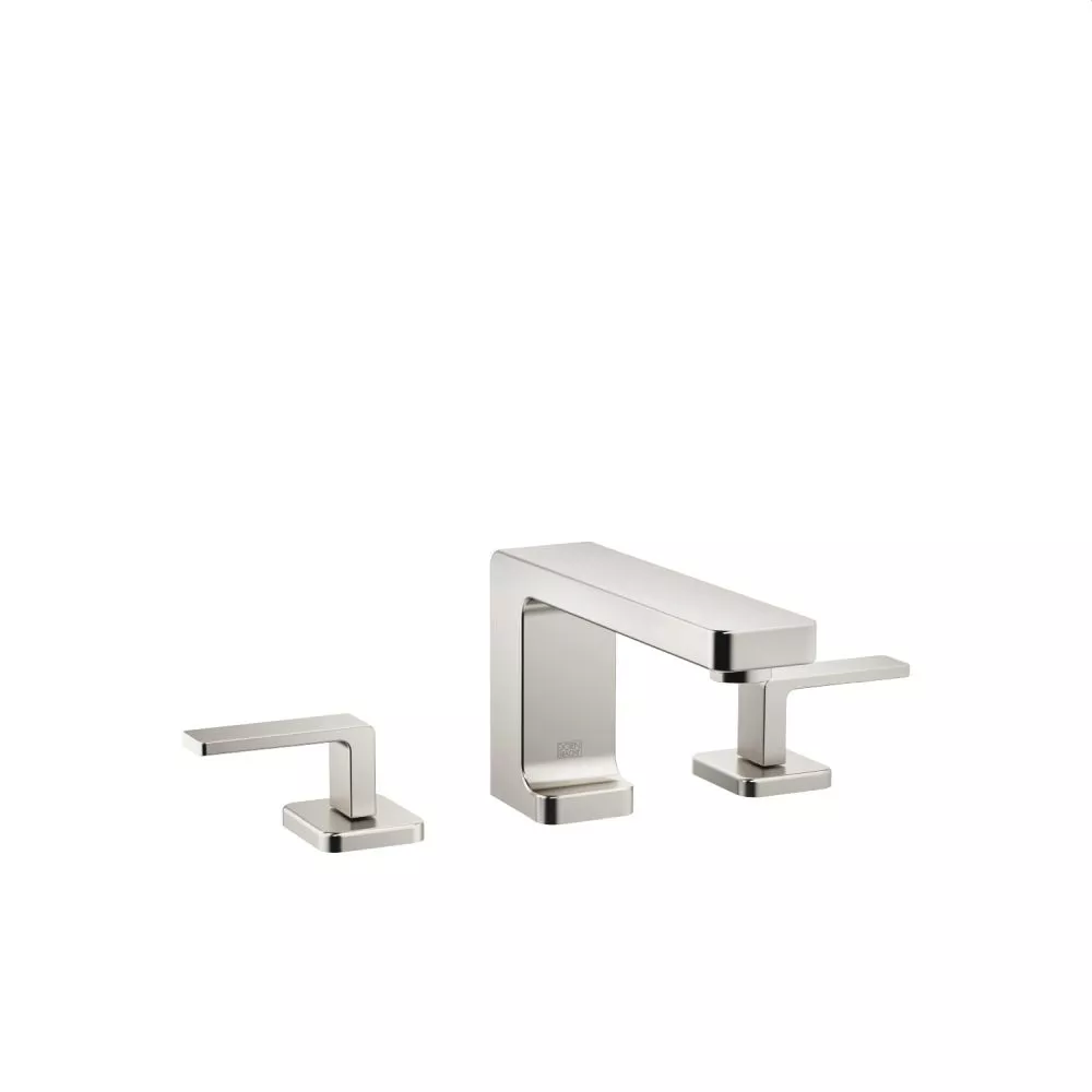 Dornbracht LULU Waschtisch-Dreilochbatterie mit Ablaufgarnitur, platin matt-20713710-06