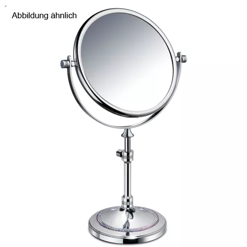Windisch 99542 Stand-Kosmetikspiegel höhenverstellbar, gold-99542O5X