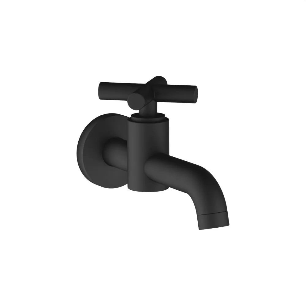 Dornbracht TARA Wandventil, Kaltwasser, schwarz matt-30010892-33