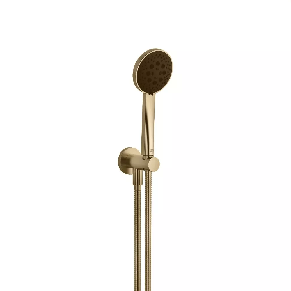 Dornbracht Schlauchbrausegarnitur mit integriertem Brausehalter, messing gebürstet-27803660-28