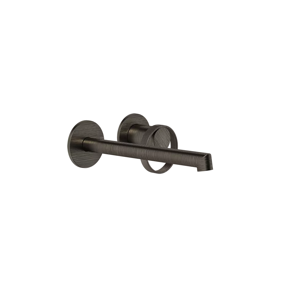 Gessi ANELLO Außenteil für Waschtisch-Einhebelmischer mit Auslauf zur Wandmontage, Ausladung: 175-205mm, mit einzelnen Rosetten 65mm, ohne Ablaufgarnitur, bronze antik - 63383187 Gessi ANELLO Außenteil für Waschtisch-Einhebelmischer mit Auslauf zur Wandmontage, Ausladung: 175-205mm, mit einzelnen Rosetten 65mm, ohne Ablaufgarnitur, bronze antik - 63383187