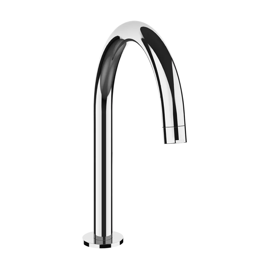 Gessi VIA TORTONA Waschtisch-Auslauf für separaten Einhebelmischer oder Sensor zur Tischmontage, Ausladung: 200mm, ohne Ablaufgarnitur, chrom - 18623031 Gessi VIA TORTONA Waschtisch-Auslauf für separaten Einhebelmischer oder Sensor zur Tischmontage, Ausladung: 200mm, ohne Ablaufgarnitur, chrom - 18623031