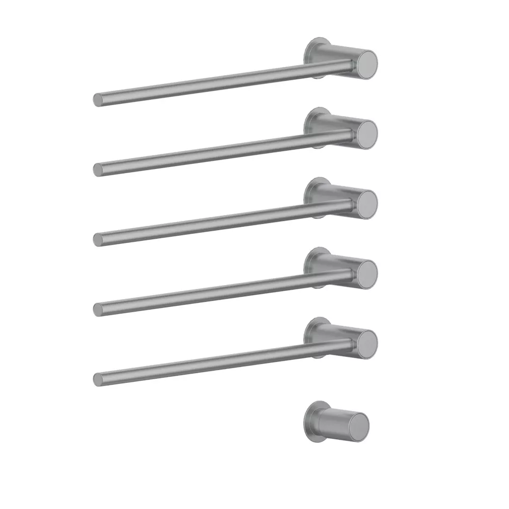 vola T39EL/5 Unterputz-Handtuchwärmer für Elektroanschluss, Breite:555mm, mit 5 Heizstäben, chrom matt-T39EL/5-20