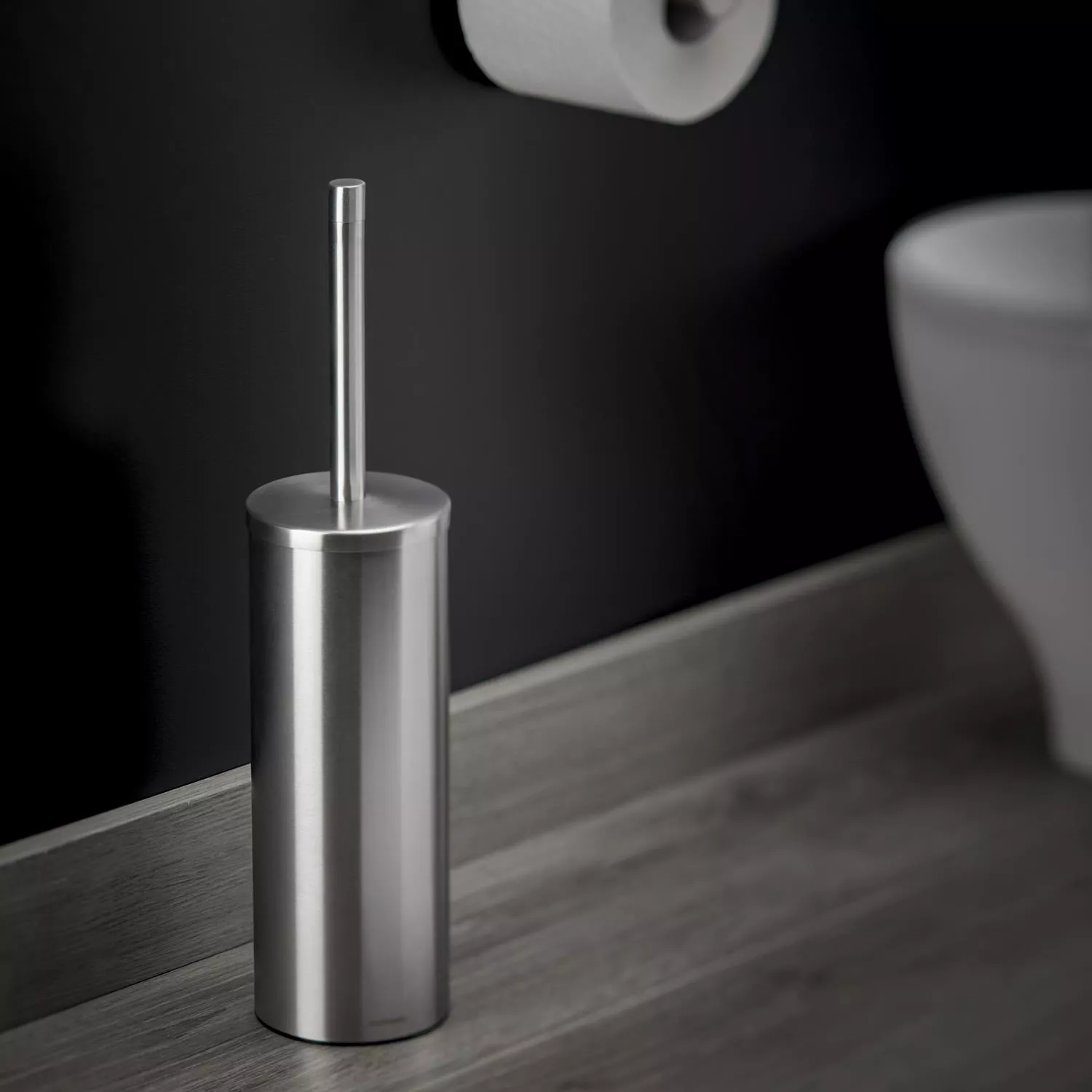 cosmic Logic Toilettenbürstenhalter Boden edelstahl matt 9 2x9 4x38 6cm-WJC226A0001003