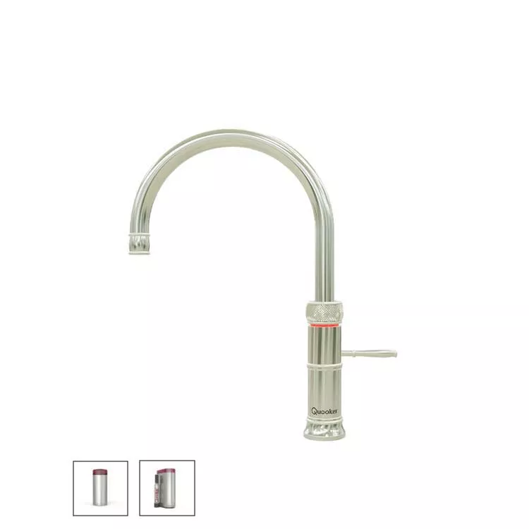 Quooker Classic Fusion Round Kalt- und Kochendwasserspender-22CFRNICCUBE Quooker Classic Fusion Round Kalt- und Kochendwasserspender-22CFRNICCUBE