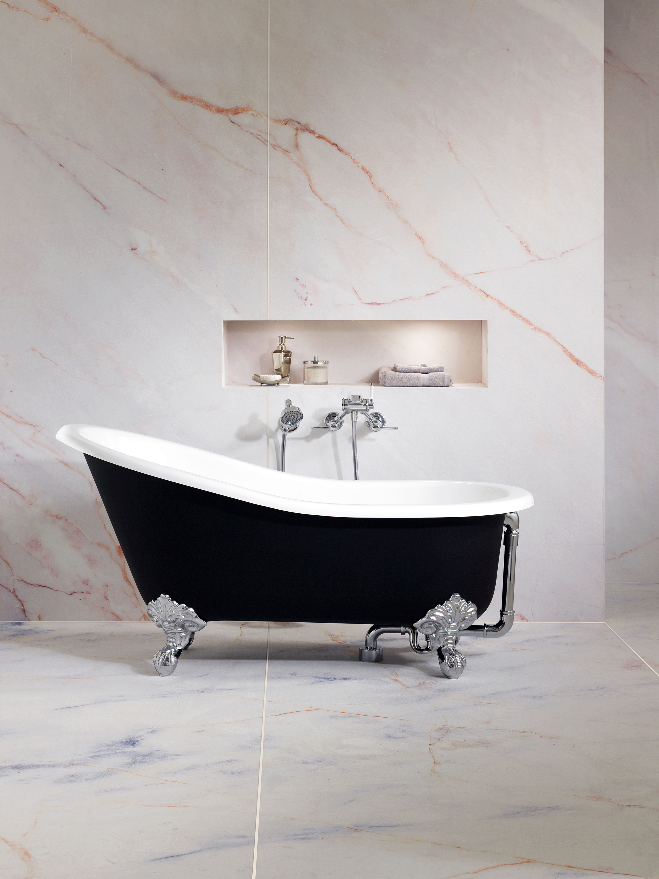 victoria + albert SHROPSHIRE freistehende Badewanne, 153,7x76,2x78,6cm, weiß glänzend-SHR-N-SW-OF+FT-SHR-SW