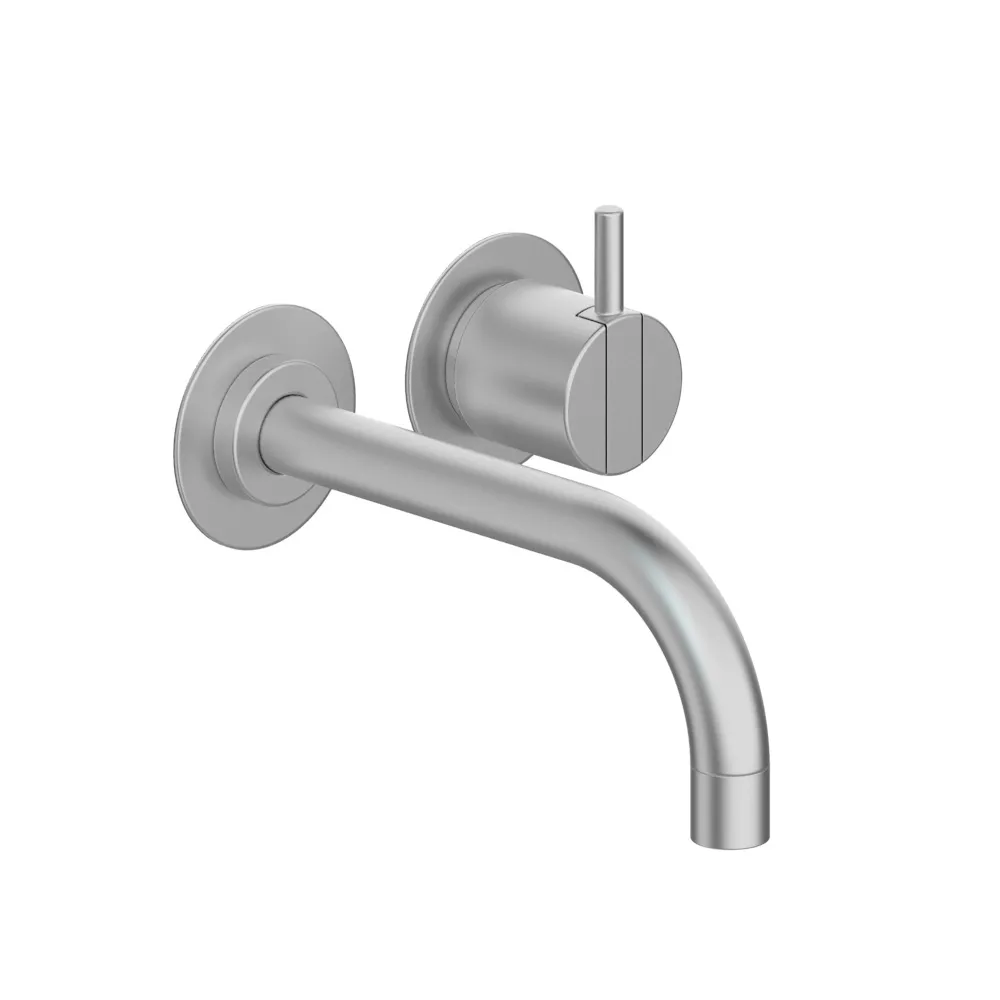 vola 111X Unterputz-Waschtisch-Einhebelmischer, Ausladung: 160mm, Hebel rechts: 25mm, inklusive Einbauteil, edelstahl - 111X-40 vola 111X Unterputz-Waschtisch-Einhebelmischer, Ausladung: 160mm, Hebel rechts: 25mm, inklusive Einbauteil, edelstahl - 111X-40