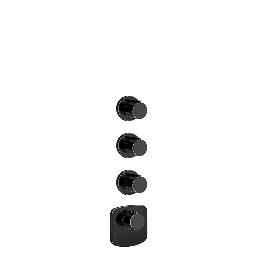 Gessi ANELLO Außenteil für Hochleistungsthermostat zur Wandmontage, 3-Wege, mit einzelnen Rosetten, metall schwarz PVD - 43236706 Gessi ANELLO Außenteil für Hochleistungsthermostat zur Wandmontage, 3-Wege, mit einzelnen Rosetten, metall schwarz PVD - 43236706