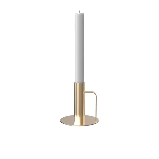 Frost Denmark LIVING Kerzenhalter 2001, einzeln, gold gebürstet-N2001-BMG Frost Denmark LIVING Kerzenhalter 2001, einzeln, gold gebürstet-N2001-BMG