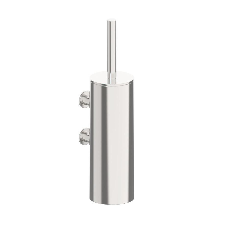 vola T33 Wand-WC-Bürstengarnitur mit Deckel und Kunststoffeinsatz, Höhe:376mm, chrom-T33-16