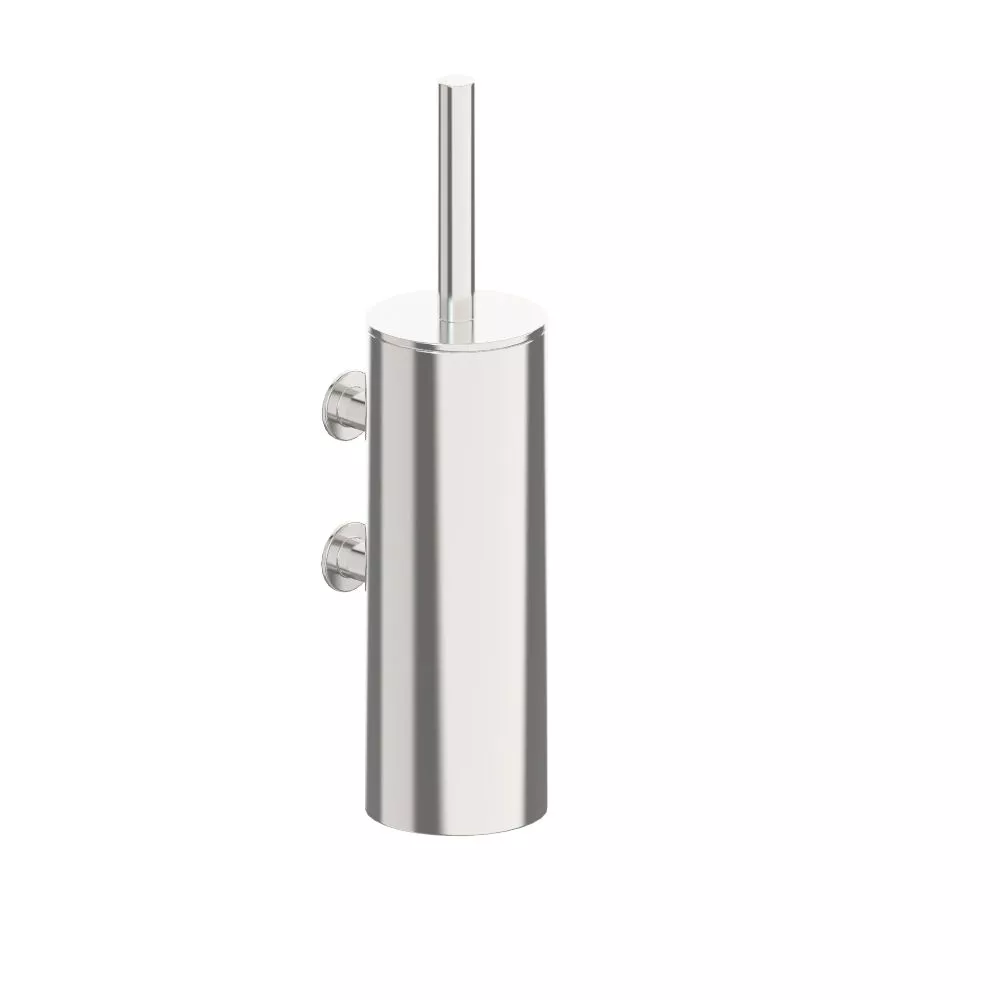 vola T33 Wand-WC-Bürstengarnitur mit Deckel und Kunststoffeinsatz, Höhe:376mm, chrom-T33-16
