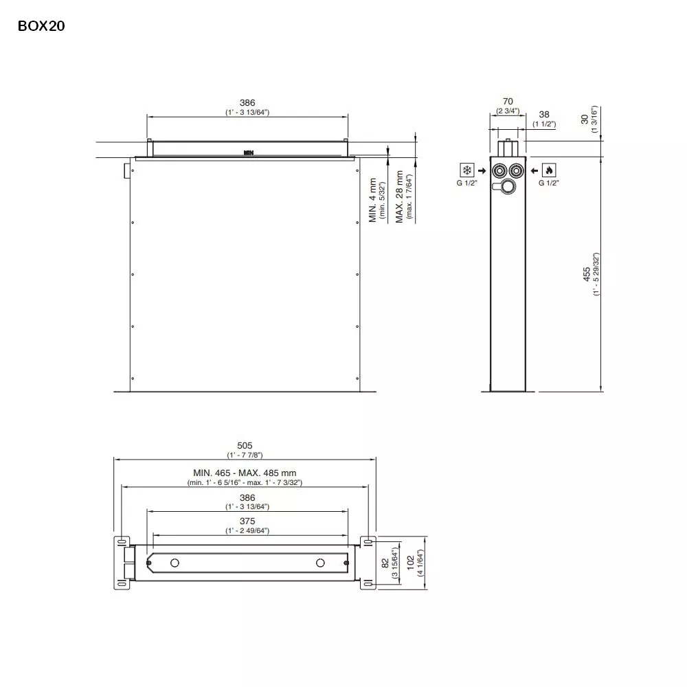 cea Einbaukasten-BOX20