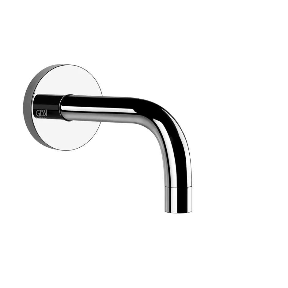 Gessi VIA TORTONA Waschtisch-Auslauf für separaten Einhebelmischer oder Sensor zur Wandmontage, Ausladung: 100mm, 1/2 Anschluss, chrom - 44285031 Gessi VIA TORTONA Waschtisch-Auslauf für separaten Einhebelmischer oder Sensor zur Wandmontage, Ausladung: 100mm, 1/2 Anschluss, chrom - 44285031