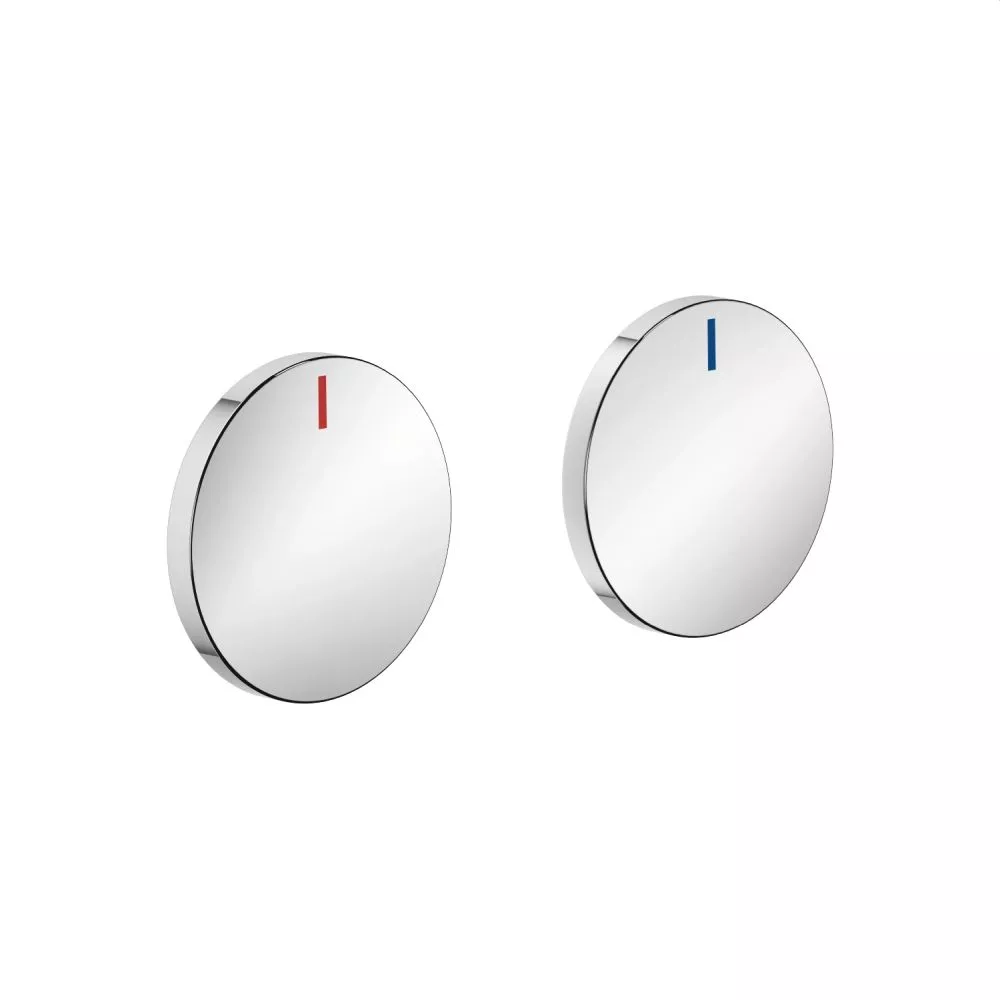 Dornbracht CYO Set Griffeinsatz rot & blau, chrom-11284811-00