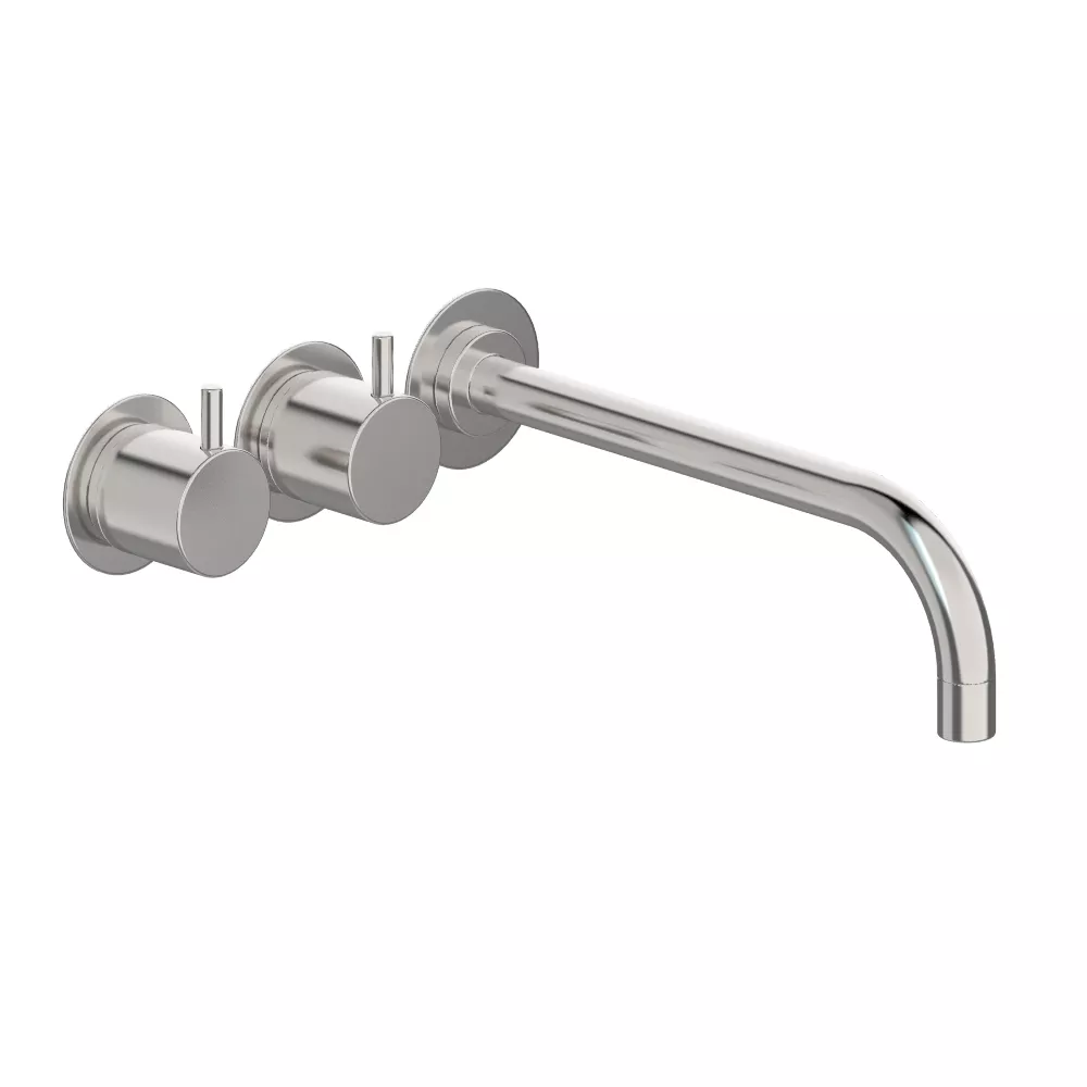 vola 621 Unterputz-Waschtisch-Zweigriffmischer, Ausladung:225mm, Hebel:25mm, chrom-621-16