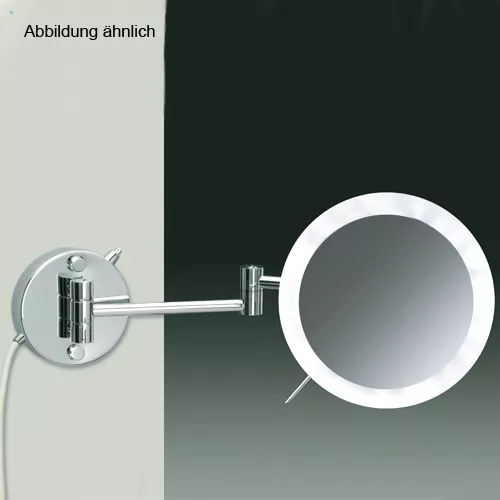 Windisch 99654/2 LED-Wandkosmetikspiegel, chrom-99654/2CR3XD