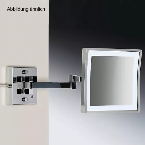 Windisch 99667/2 LED-Wandkosmetikspiegel, gold-99667/2O3X