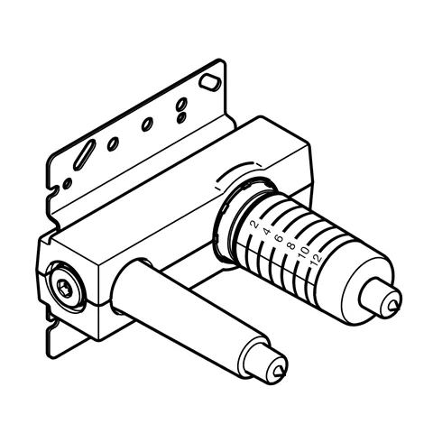 Dornbracht UP-Wand-Einhandbatterie-3586097090