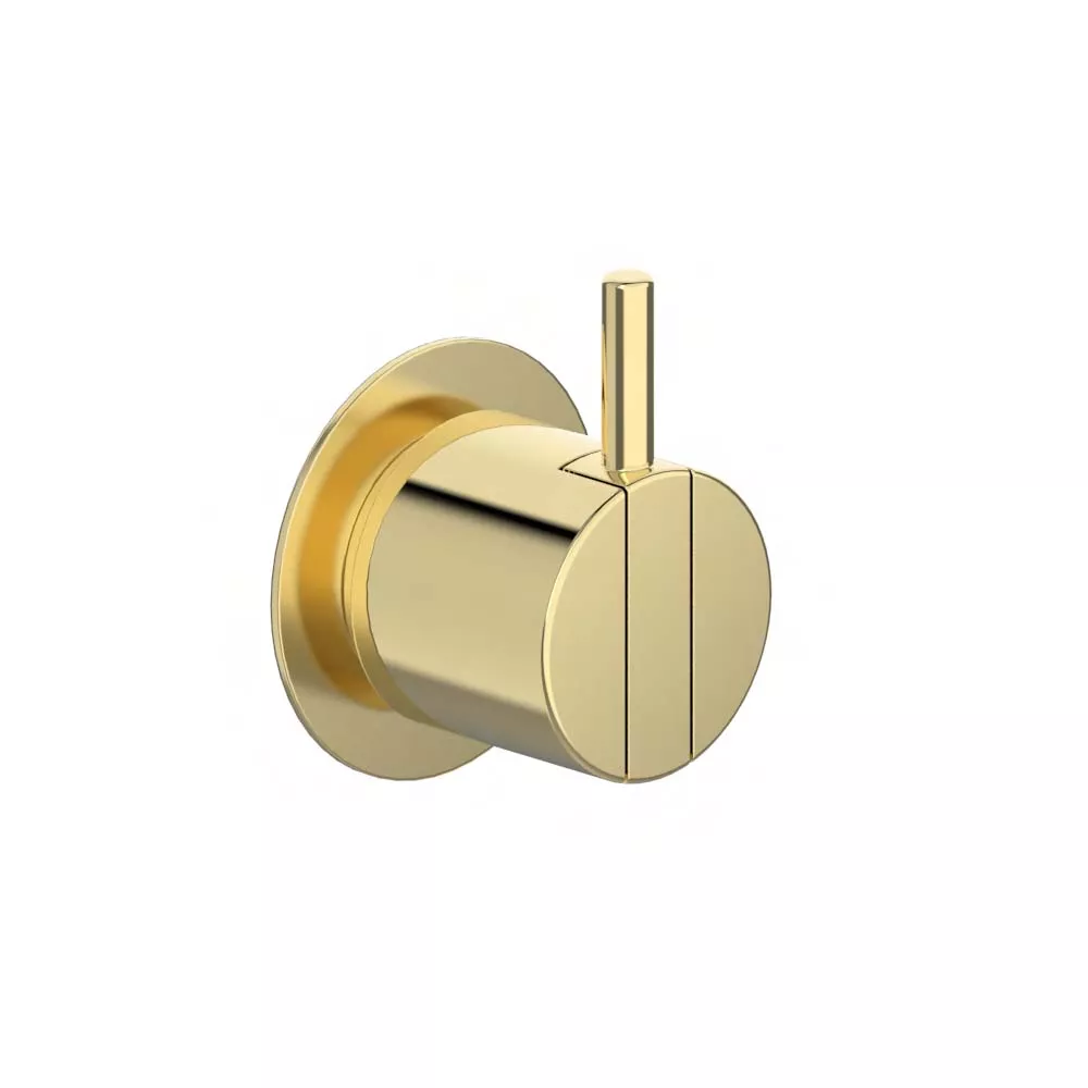 vola 2201 Unterputz-Einhebelmischer, Befüllung über den Überlauf, ohne Ab-und Überlaufgarnitur, Hebel:25mm, messing poliert-2201-19