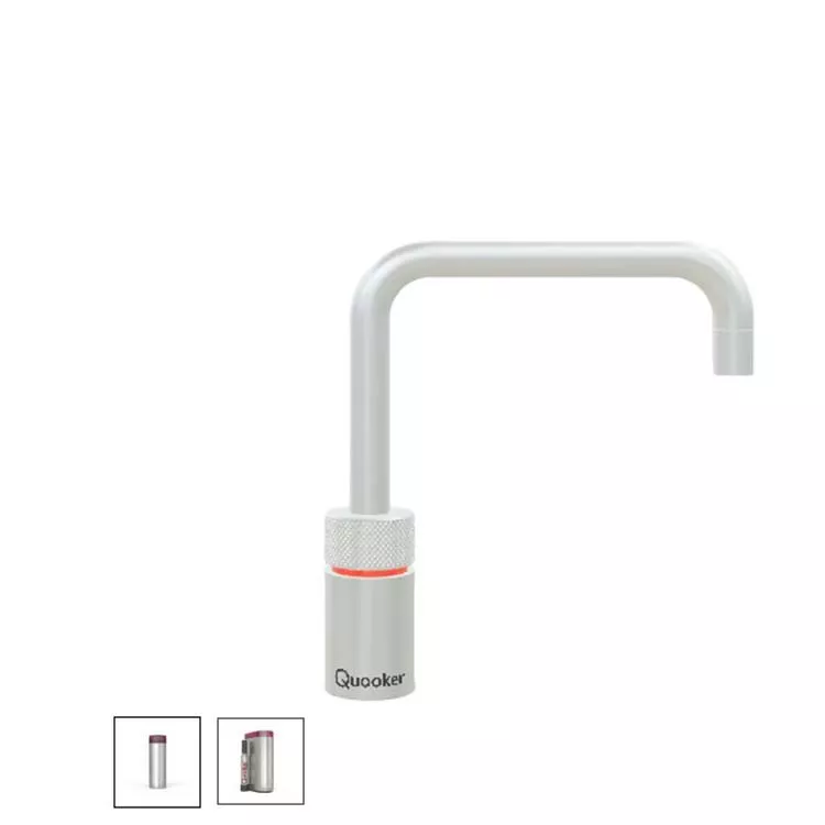 Quooker Nordic Square Kalt- und Kochendwasserspender für Warmwasseranschluss-3NSRVSCUBE
