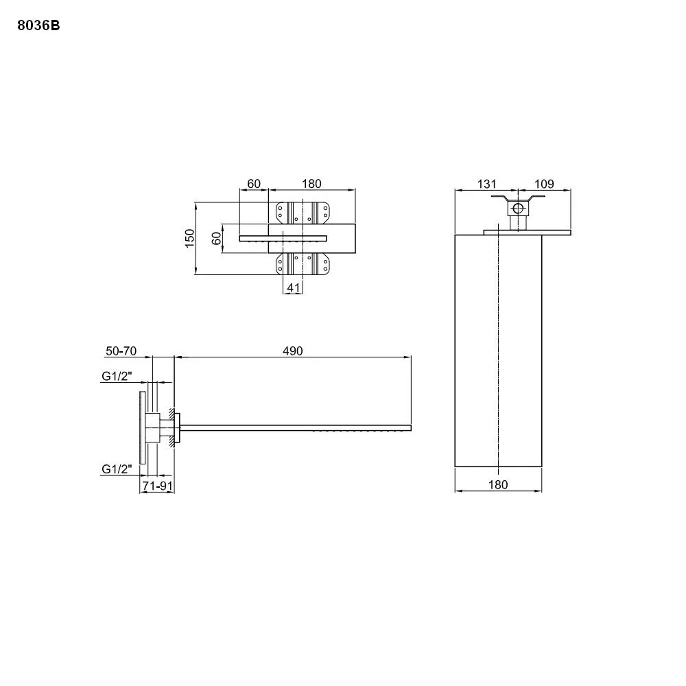 Fantini Regenkopfbrause-86028036B