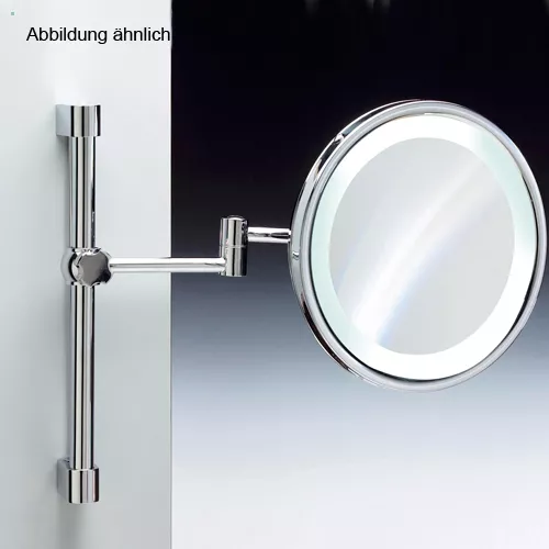 Windisch 99289 LED-Wandkosmetikspiegel, chrom/gold-99289CRO3X
