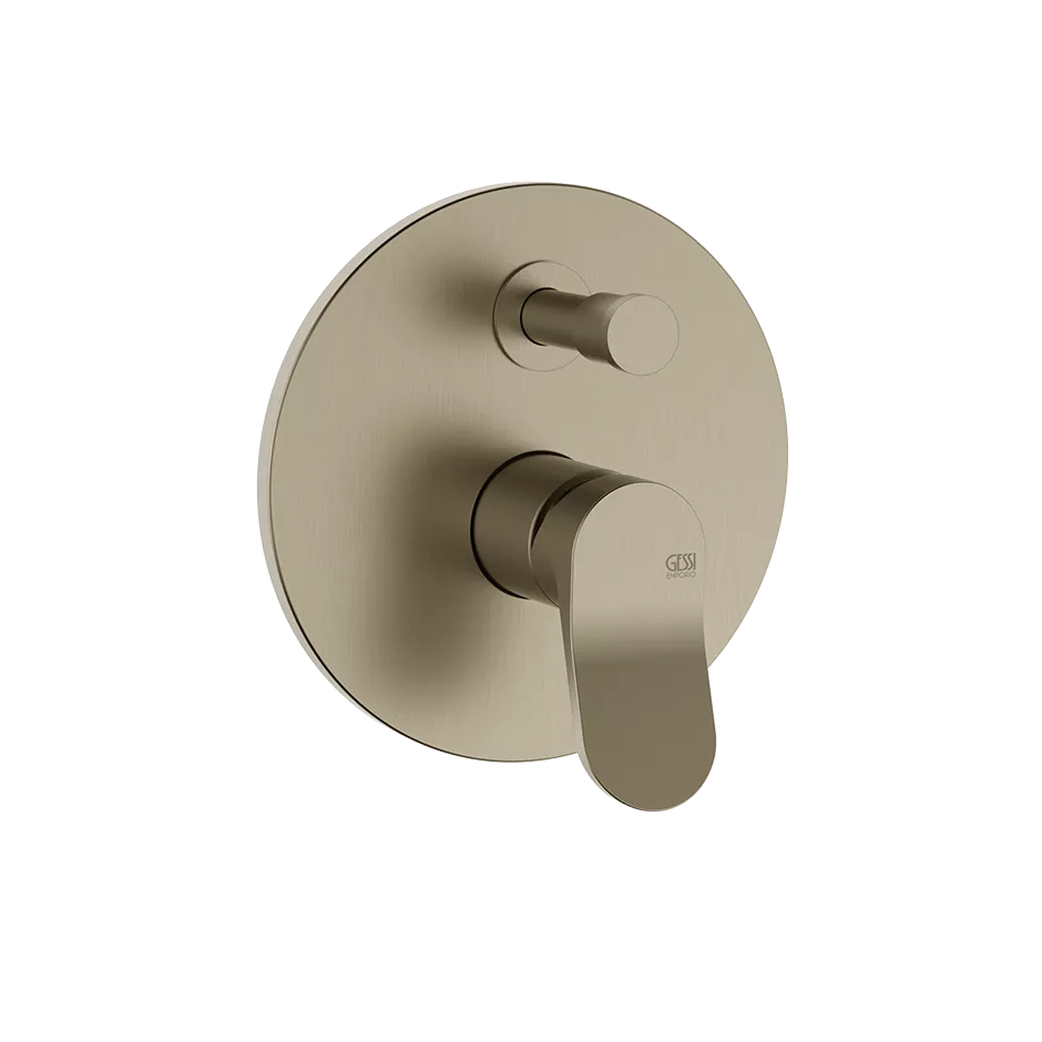 Gessi VIA MERAVIGLI Fertigmontageset für Unterputz-Einhebelmischer für die Dusche/Wanne, mit automatischem 2-Wege-Umsteller zum Ziehen, Durchmesser Kartusche: 35mm, Finox Optik - 56079149 Gessi VIA MERAVIGLI Fertigmontageset für Unterputz-Einhebelmischer für die Dusche/Wanne, mit automatischem 2-Wege-Umsteller zum Ziehen, Durchmesser Kartusche: 35mm, Finox Optik - 56079149