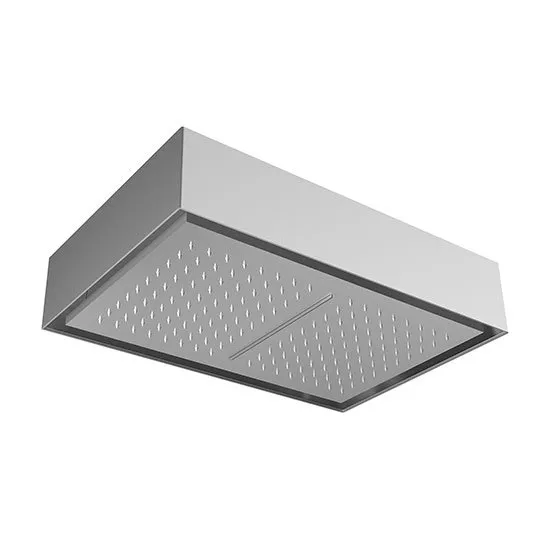 antoniolupi FMS20 Deckenkopfbrause, 52x35cm, mit Wasserfall ohne Beleuchtung, weiß/weiß-FMS20C_B
