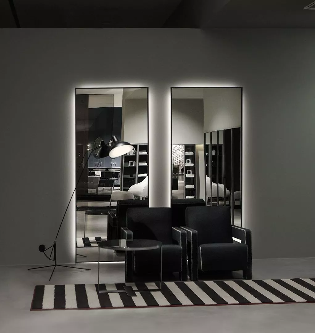 antoniolupi BESPOKE rechteckiger LED-Spiegel, Höhe: 210cm, Breite: 54cm, Lichtfarbe: 4000K, neutralweiß-BSK210W54-4000