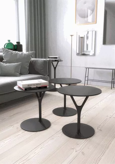 Frost Denmark SIGNATURE Tisch Wishbone, 650mm-W4065-B