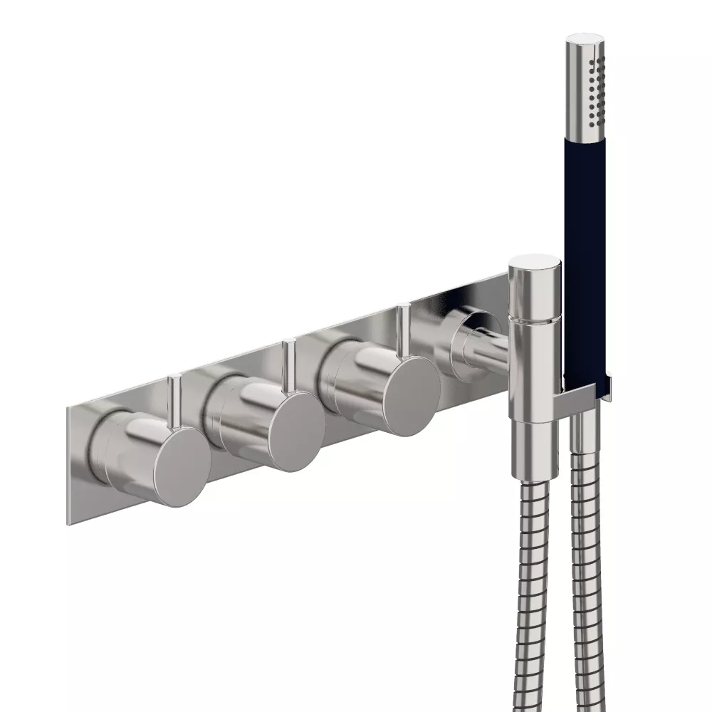 vola 874R Unterputz-Wannen-Zweigriffmischer mit 2-Wege-Umstellung, Hebel:25mm, chrom-874R-16