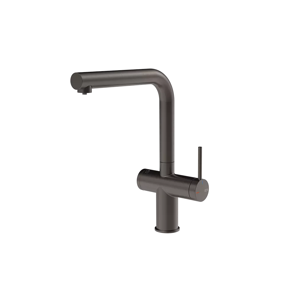 Gessi INEDITO FILTERED Einhebelmischer mit Filterwasserfunktion, zur Kombination mit dem Filtrationskit 01595, metall schwarz gebürstet PVD - 60571707