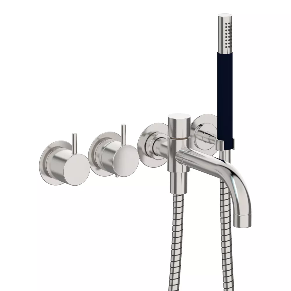 vola 5141DT8 Unterputz-Wannen-Thermostat, Ausladung:200mm, Hebel:25mm, chrom-5141DT8-16