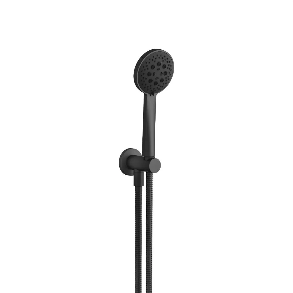 Dornbracht Schlauchbrausegarnitur mit integriertem Brausehalter, schwarz matt-27803660-33 Dornbracht Schlauchbrausegarnitur mit integriertem Brausehalter, schwarz matt-27803660-33