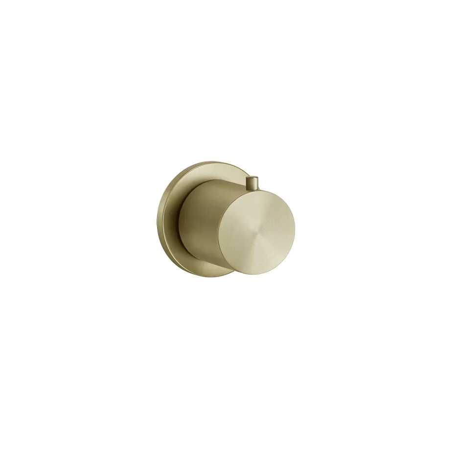 Gessi 316 Außenteil für Absperrventil zur Wandmontage mit 3/4 Anschluss, messing gebürstet PVD - 54564727