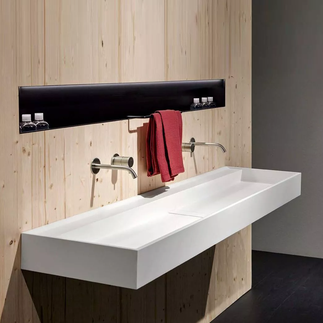 antoniolupi CANALE rechteckiger Wand-Waschtisch, 98x47cm, weiß matt-CANALE98