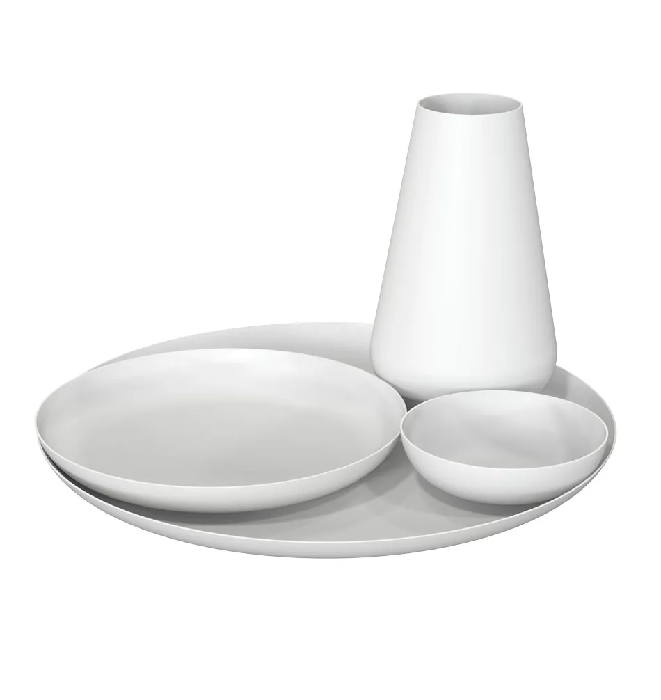 Frost Denmark LIVING Schale, Ø268mm, weiß matt-N4270-W