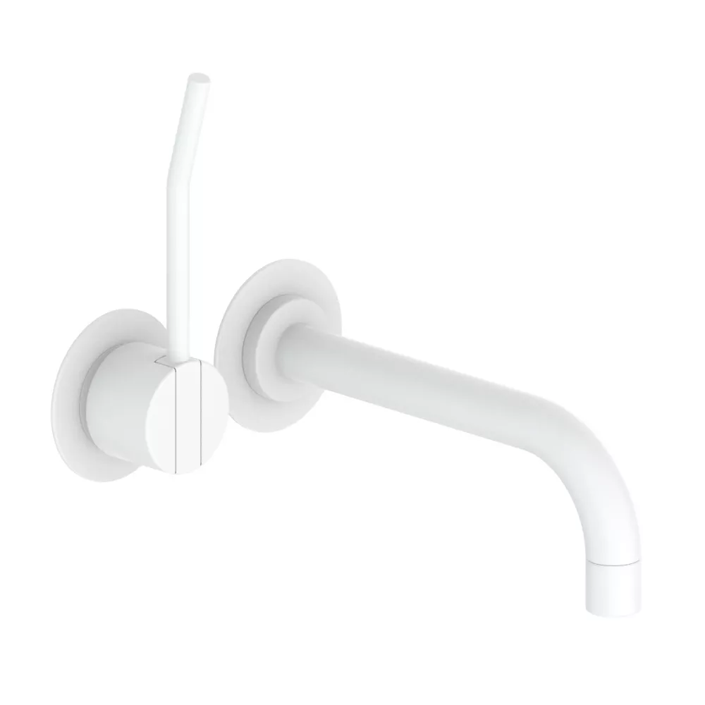 vola 111L Unterputz-Waschtisch-Einhebelmischer, Ausladung:160mm, Hebel:100mm, weiß matt-111L-28