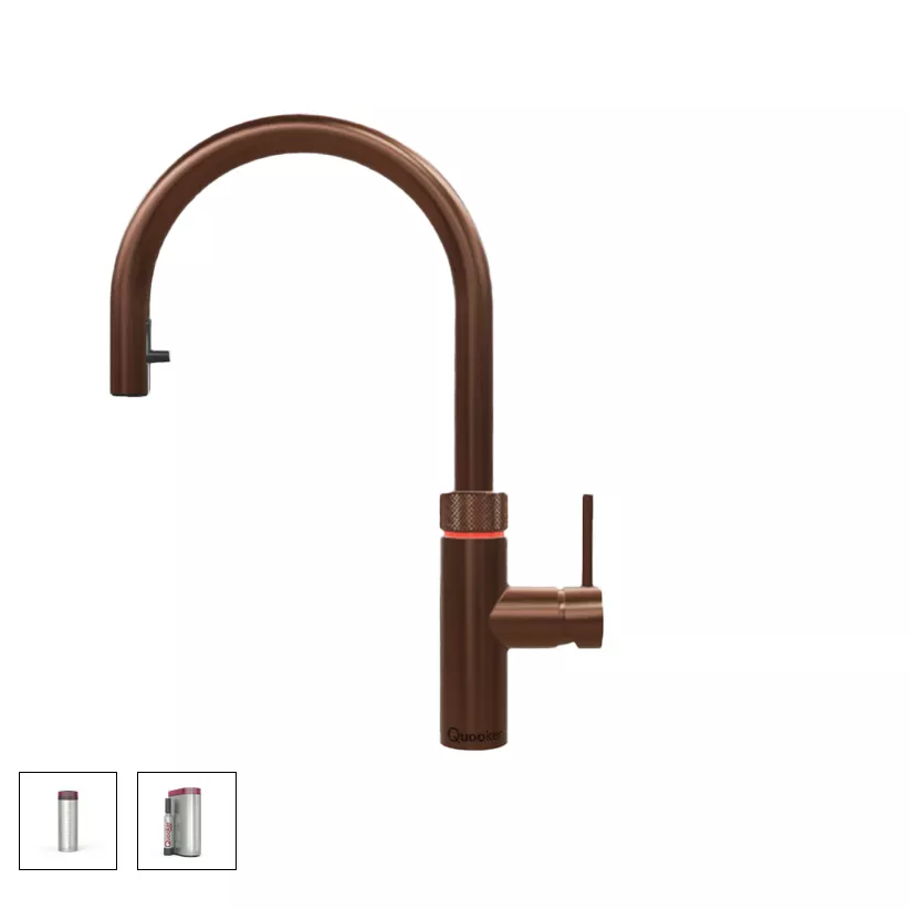 Quooker Flex Round Kalt- und Kochendwasserspender-3XRCOCUBE Quooker Flex Round Kalt- und Kochendwasserspender-3XRCOCUBE