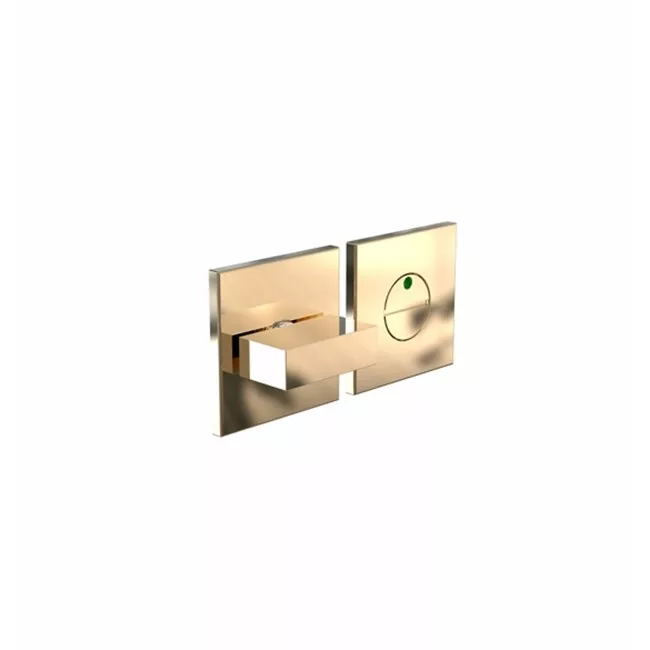 Frost Denmark ARCHITECTURAL HARDWARE WC-Rosetten mit Knauf, quadratisch-A2001GS