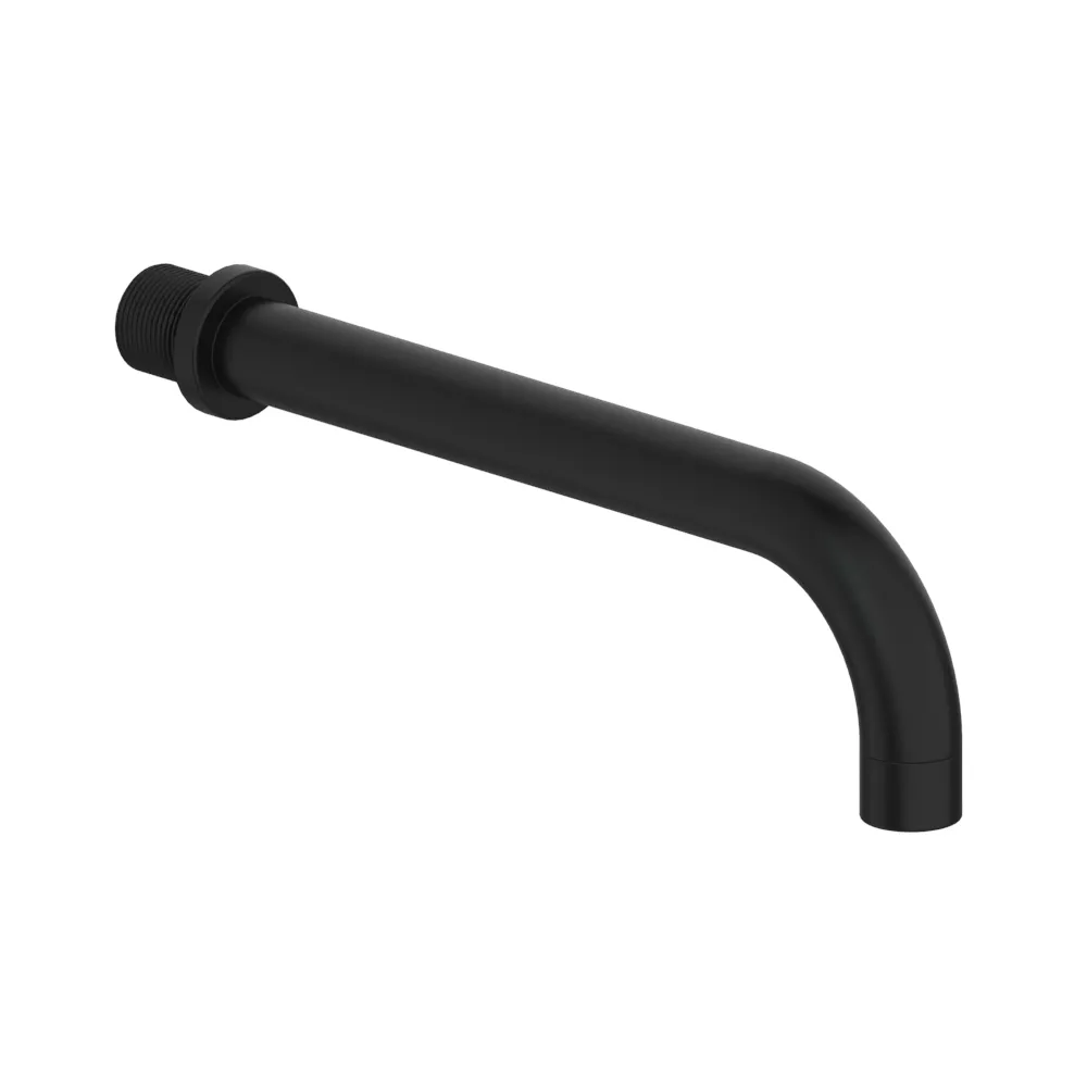 vola 020C Wand-Auslauf, Ausladung:225mm, Durchmesser:24mm, schwarz matt-020C-27 vola 020C Wand-Auslauf, Ausladung:225mm, Durchmesser:24mm, schwarz matt-020C-27