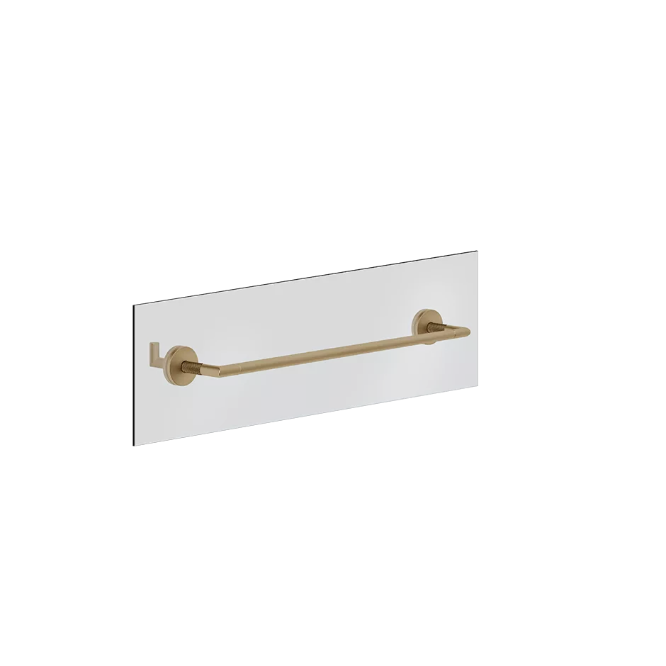 Gessi ANELLO Handtuchhalter zur Montage an einer Glaswand, Stichmaß: 45cm, warmes bronze gebürstet PVD - 63826726 Gessi ANELLO Handtuchhalter zur Montage an einer Glaswand, Stichmaß: 45cm, warmes bronze gebürstet PVD - 63826726
