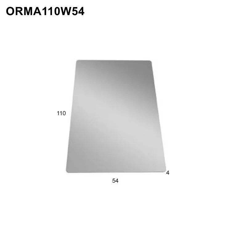 antoniolupi ORMA rechteckiger LED-Spiegel mit polierter Kante und runden Ecken, Breite: 54cm, Höhe: 110cm, Stärke: 4mm, Lichtfarbe: 4000K, neutralweiß - ORMA110W54-4000