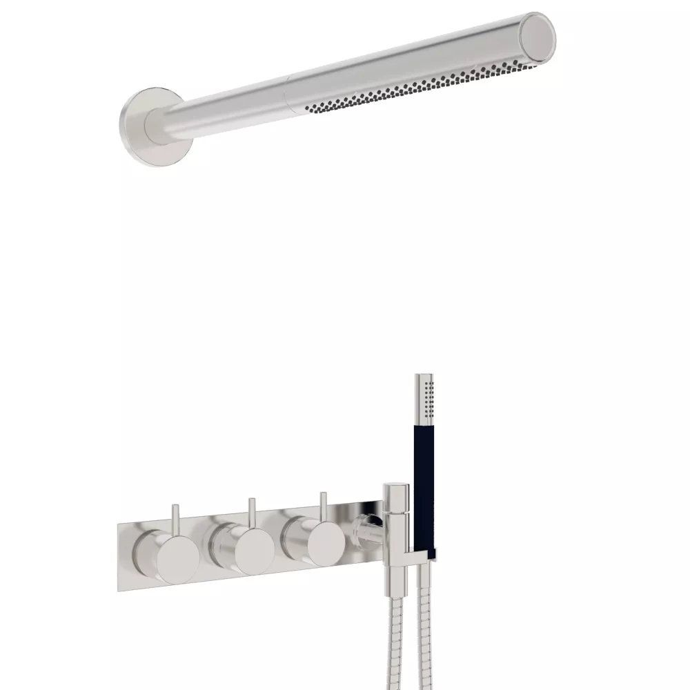 vola 5474R-081ST Unterputz-Brause-Thermostat mit 2-Wege-Umstellung, Hebel:25mm, chrom-5474R-081ST-16