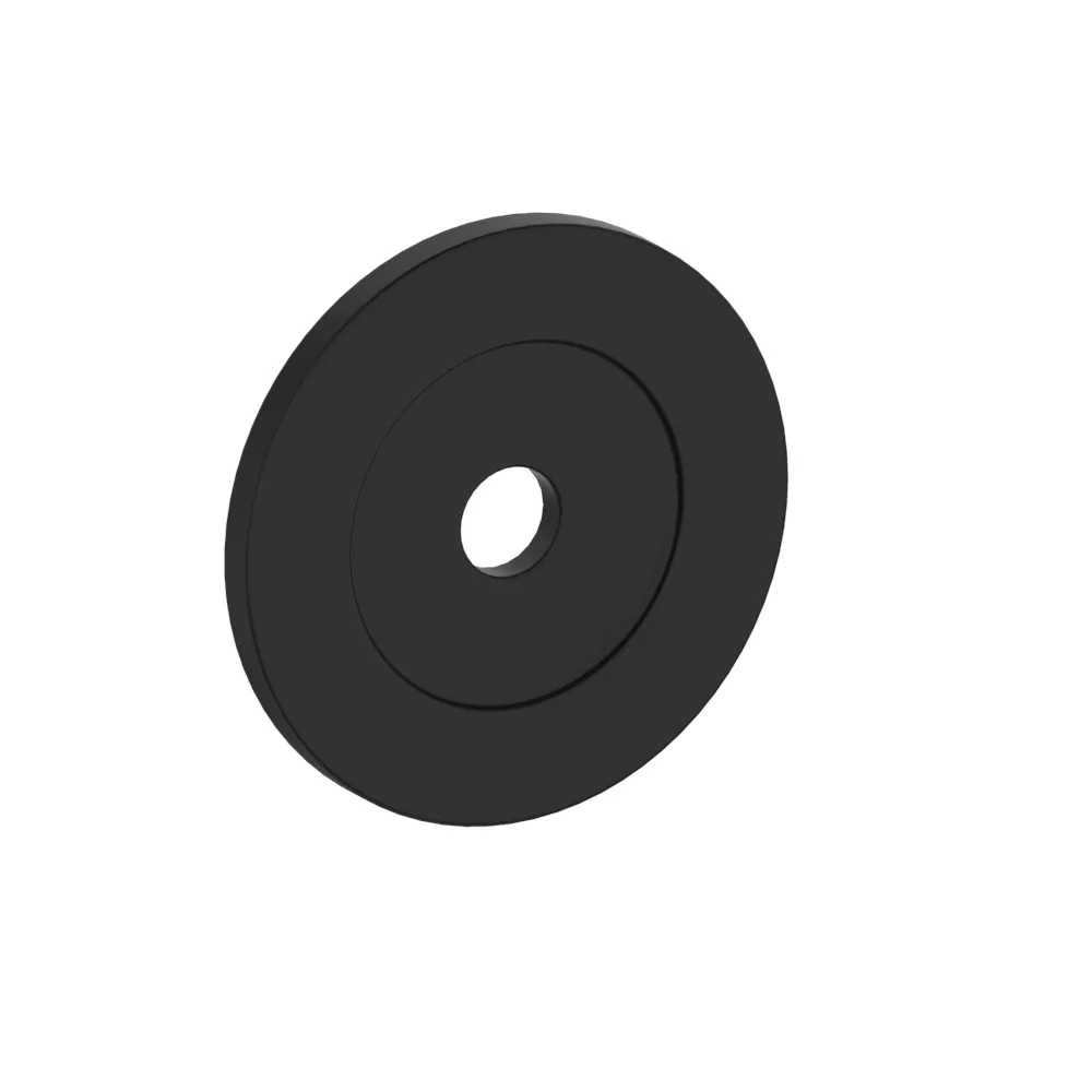 vola T17R Rosette für Handtuchhaken T17 und T18, Durchmesser:26mm, schwarz matt-T17R-27 vola T17R Rosette für Handtuchhaken T17 und T18, Durchmesser:26mm, schwarz matt-T17R-27